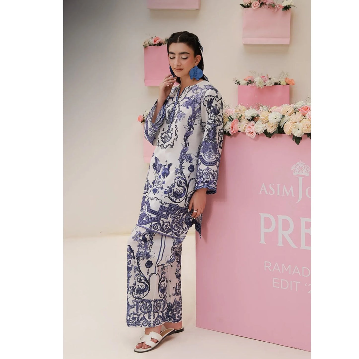 UAS-01 printed Pret by Asim jofa Printed Co Ord Set summer Collection Ready to Wear asian clothes