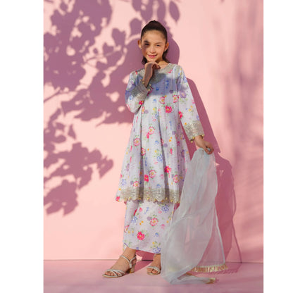 UN-01 Embroidered Printed Festive Kids Collection by Naubahar | Ready to Wear Pakistani Asian clothes