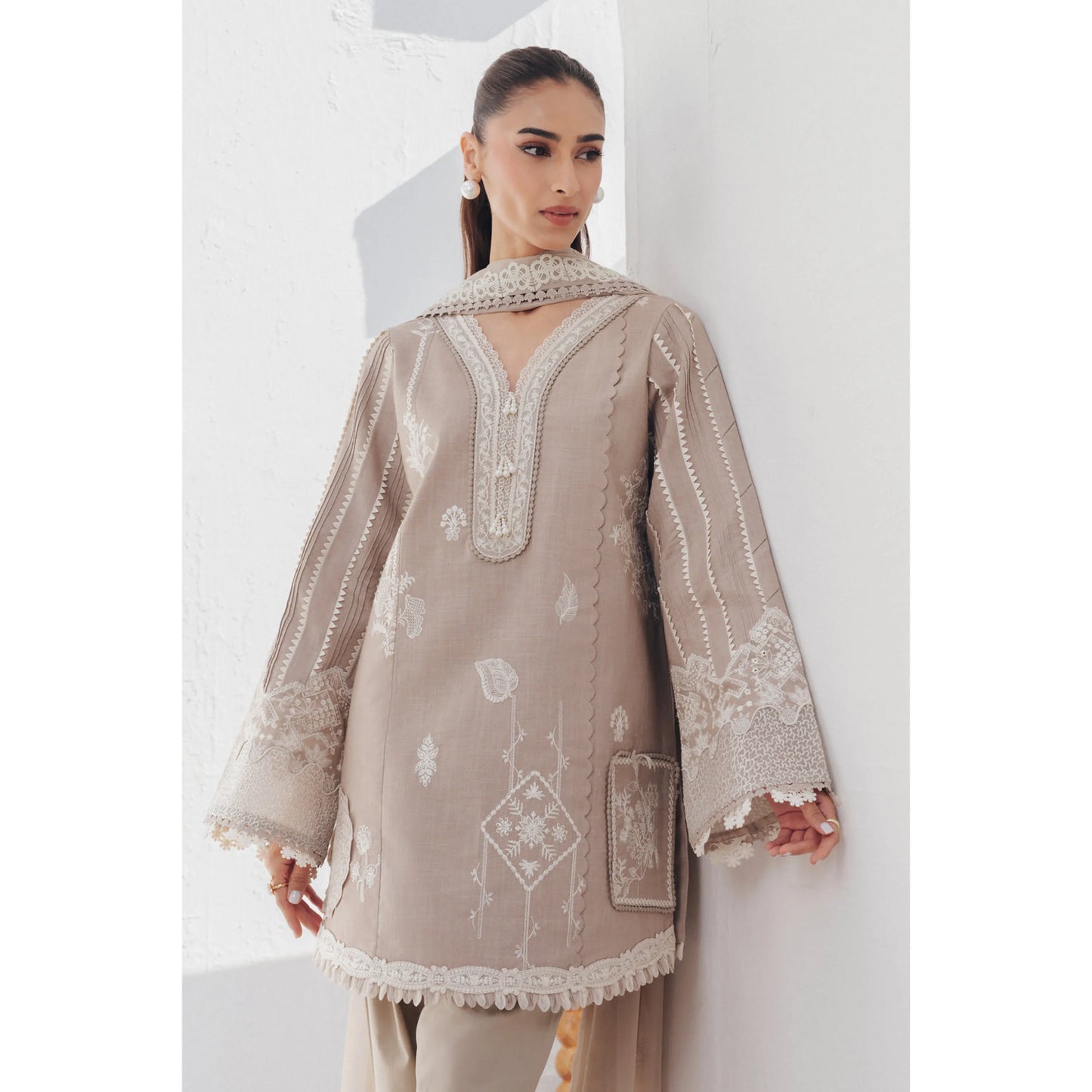 UQR-01 Qalamkar Basic Pret 26" Summer Collection | Ready to Wear Asian clothes