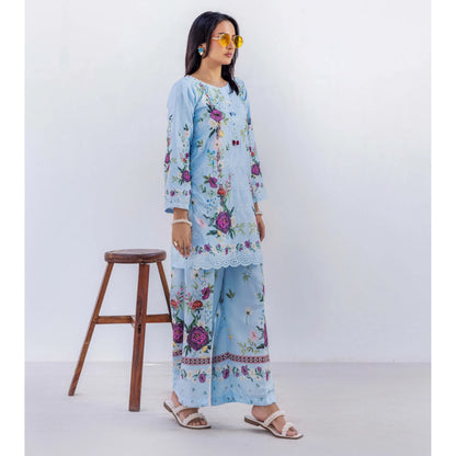 UAL-01 Chikankari Lawn Co-Ord Set | Adan's Libas