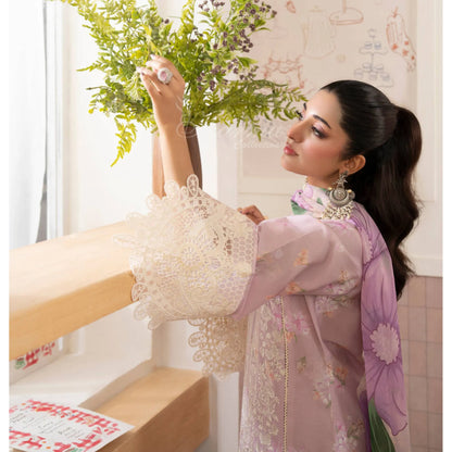 "Flora" Embroidered Lawn 3 Pc Collection | Karma Collection
