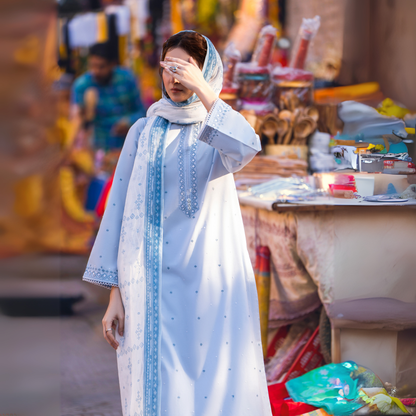 UCA-15 3 Pc Embroidered Cambric Cotton Ready to Wear Eid Collection by Casuallite