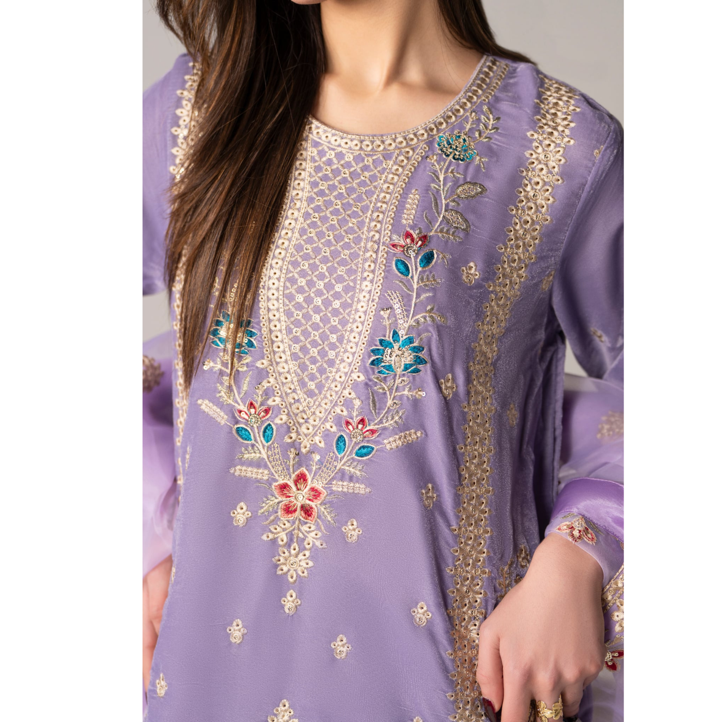 RA-27 Dastan e Eid Embroidered Velvet Collection | Embroidered 3 Piece Festive Ready to Wear by Raniya.h