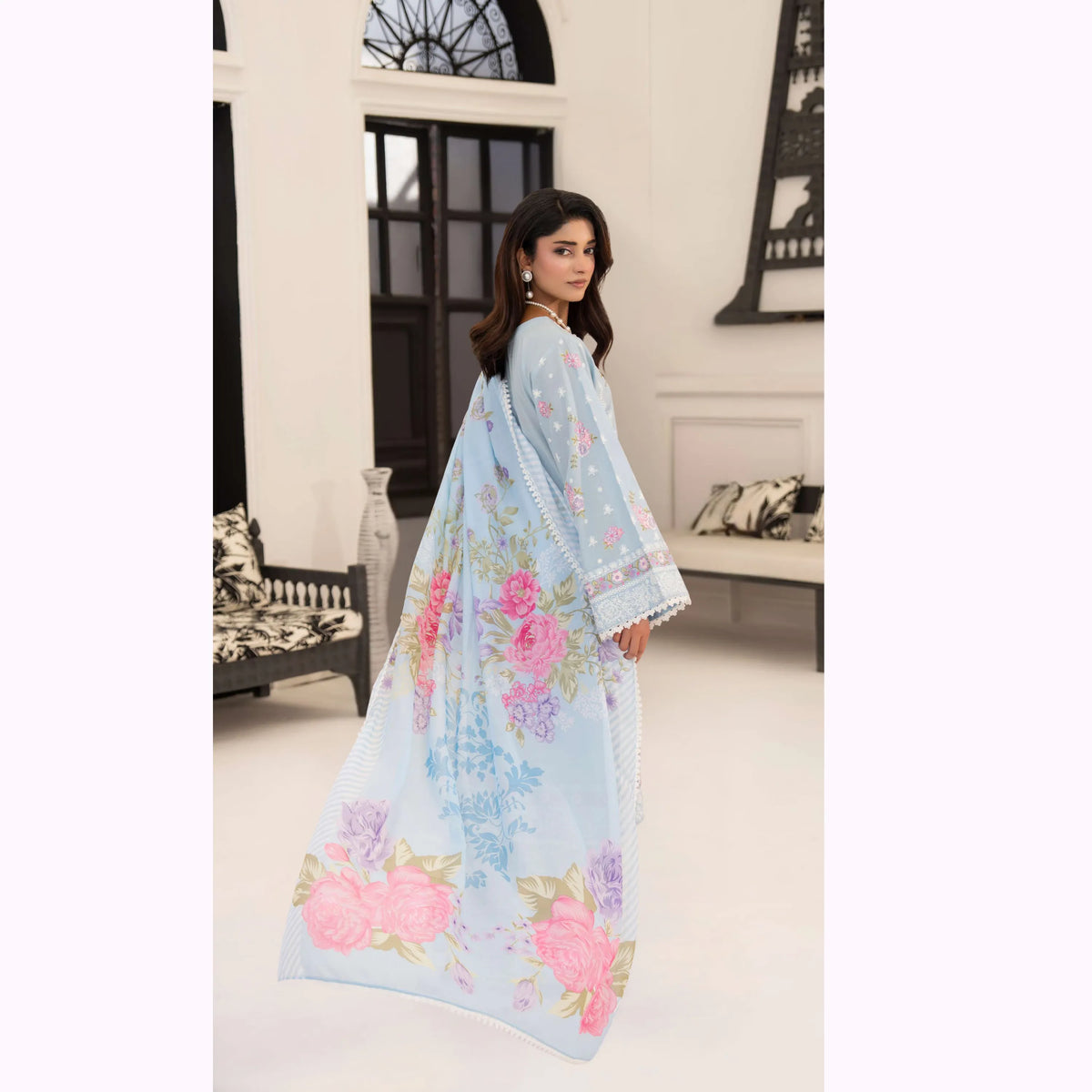 KC-1558 "Ferisha" Embroidered Festive Collection by Karma Collection