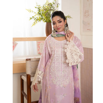 "Flora" Embroidered Lawn 3 Pc Collection | Karma Collection