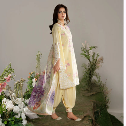 KC-1586 "AYRA" Embroidered Cambric Cotton Collection by Karma Collection