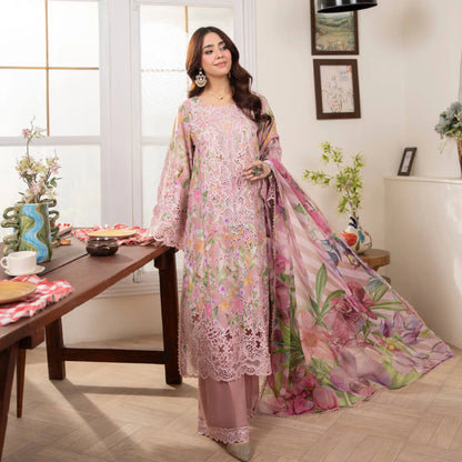 "Gulmahar" Embroidered Lawn Collection by karma Collection