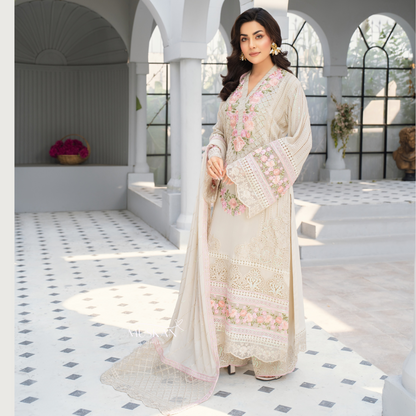 3 Piece Luxury Chiffon Ready to Wear Collection | karma Collection UMKC0902