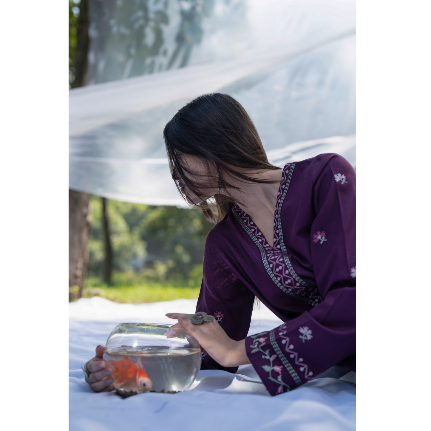 UCA-31 Embroidered Dhanak with Pashmina Shawl Winter Collection by Casuallite