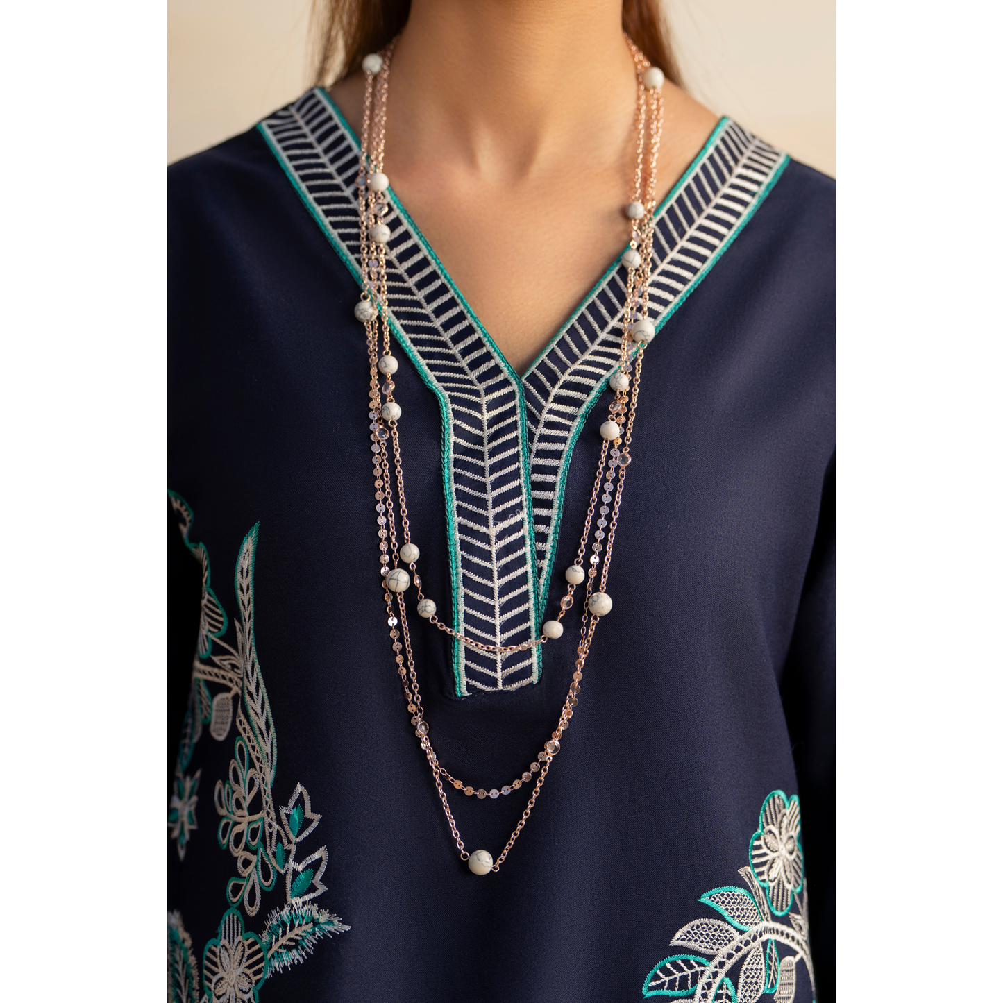 RA-25 Embroidered Dhanak Collection by Raniya.h