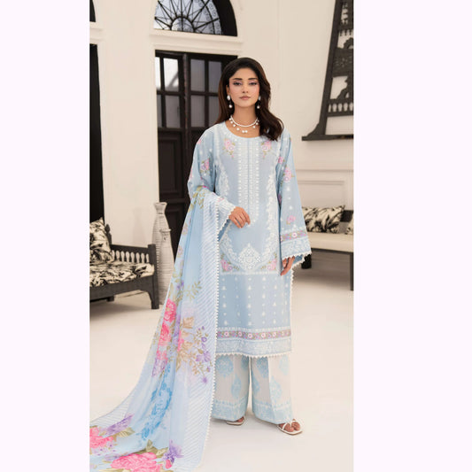 KC-1558 "Ferisha" Embroidered Festive Collection by Karma Collection
