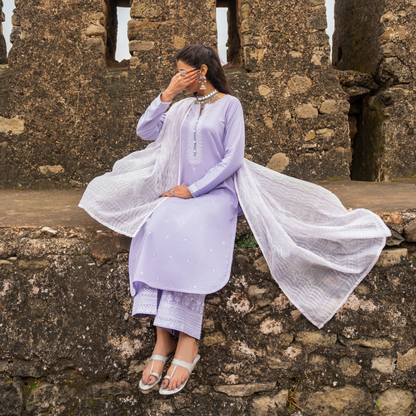 UCA-16 3 Pc Embroidered Cotton Lawn Ready to Wear Eid Collection by Casuallite