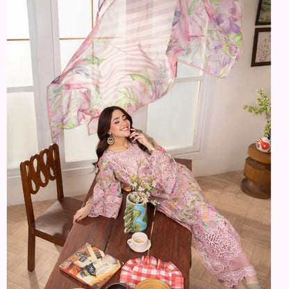 "Gulmahar" Embroidered Lawn Collection by karma Collection