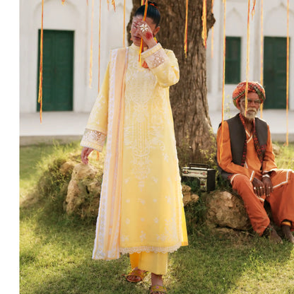UCA-43 "HER" Collection Embroidered Cambric Cotton by Casuallite 3 Piece Suit for Women | Ready to Wear Pakistani Dress