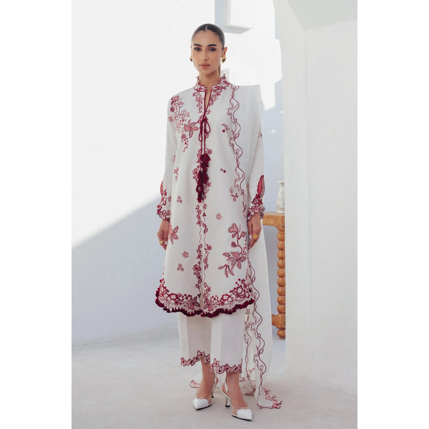 UQR-02 Qalamkar Basic Pret 26" Summer Collection | Ready to Wear Asian clothes