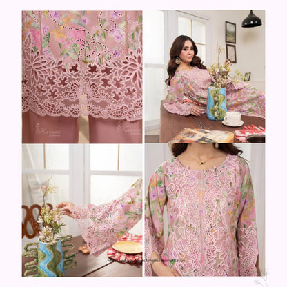 "Gulmahar" Embroidered Lawn Collection by karma Collection