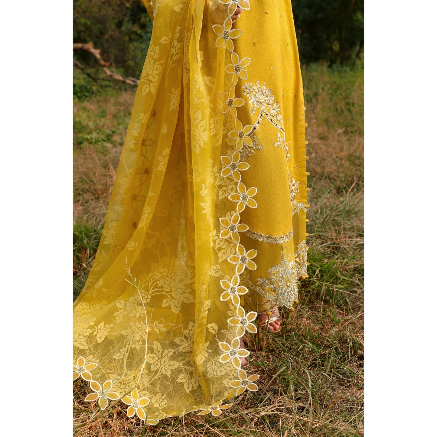 UMS-56 Janan Mother Daughter Chikenkari Jacquard Eid Edit by Simrans | Ready to Wear Asian Pakistani clothes