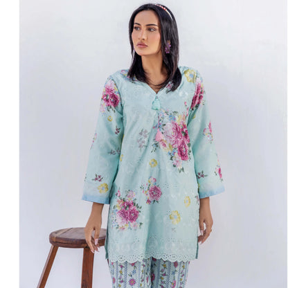 UAL-01 Chikankari Lawn Co-Ord Set | Adan's Libas