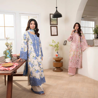 "Gulmahar" Embroidered Lawn Collection by karma Collection