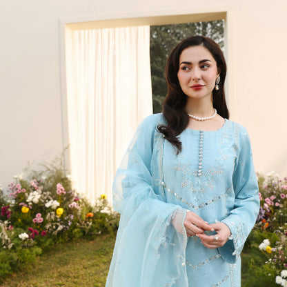 UMS-56 Janan Mother Daughter Chikenkari Jacquard Eid Edit by Simrans | Ready to Wear Asian Pakistani clothes