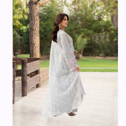 KC-1490 Chikenkari Luxury Cotton 3 Pc Collection | Ready to Wear | Karma Collection