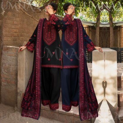 UCA-38 Casuallite Best Seller Embroidered Cotton Farshi Shalwar dress by Casuallite