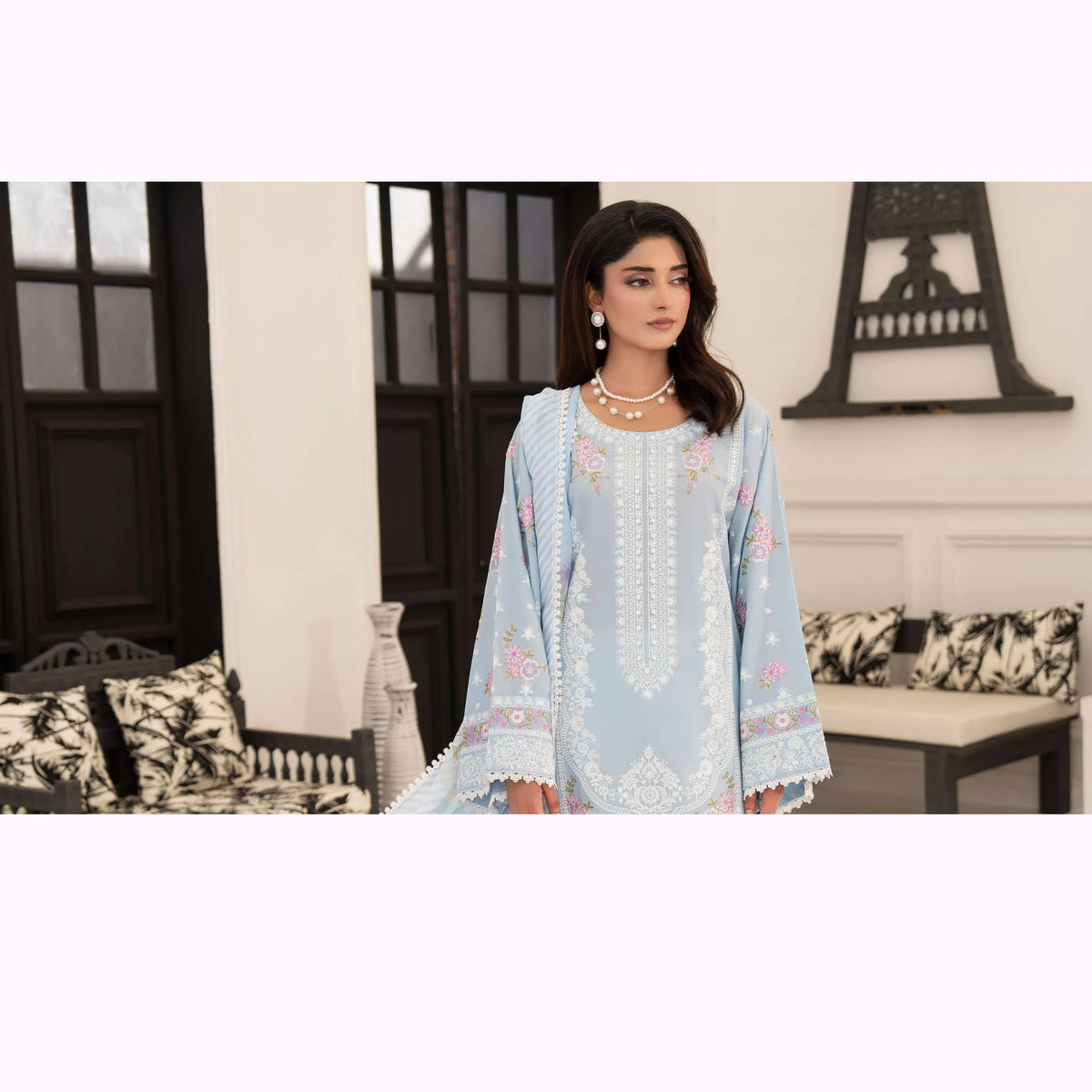 KC-1558 "Ferisha" Embroidered Festive Collection by Karma Collection