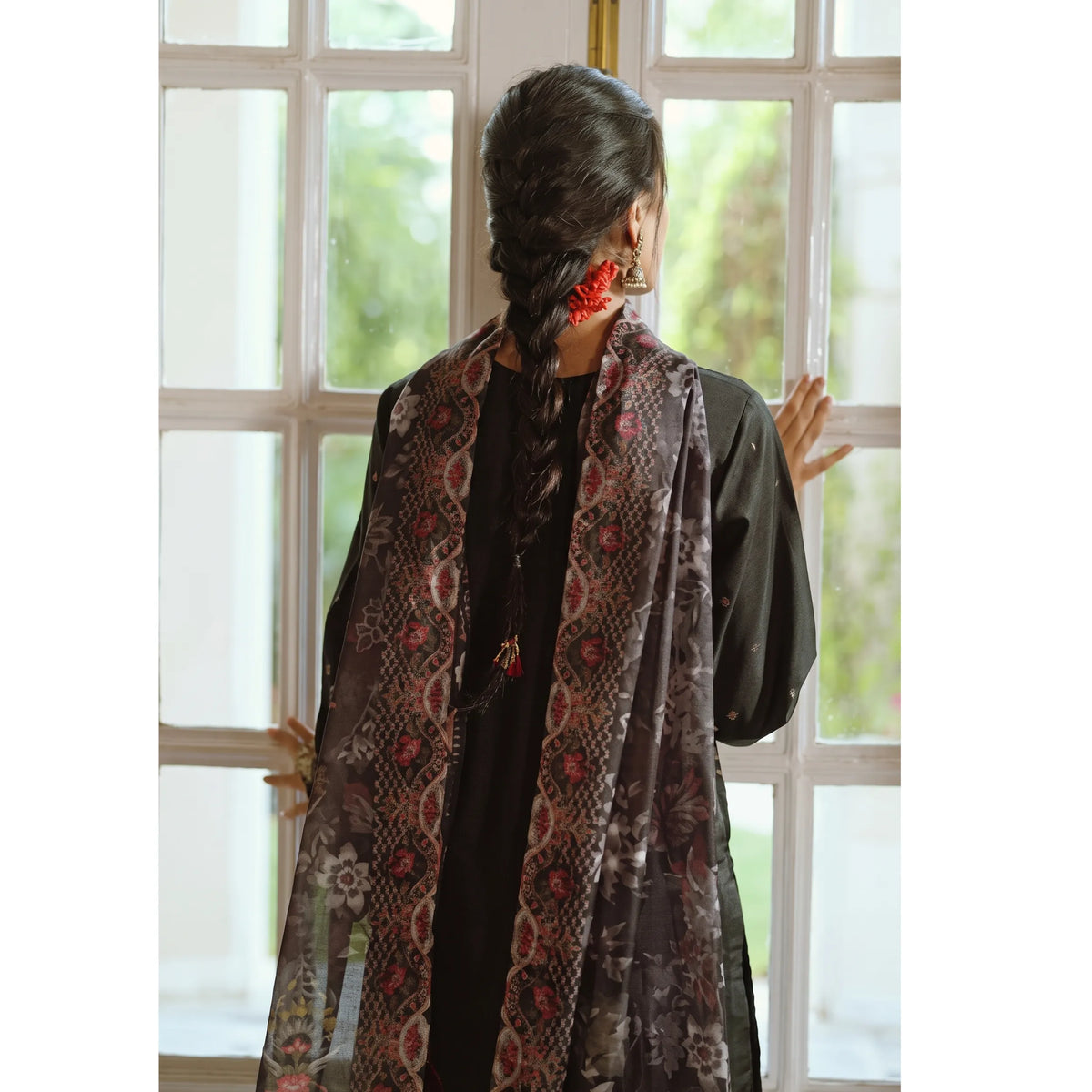 UCA-46 "Sakoon" Embroidered Cambric Cotton Pc Collection | Casuallite