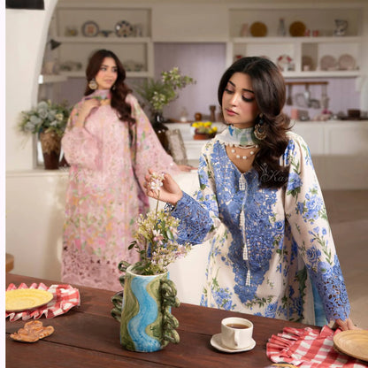 "Gulmahar" Embroidered Lawn Collection by karma Collection