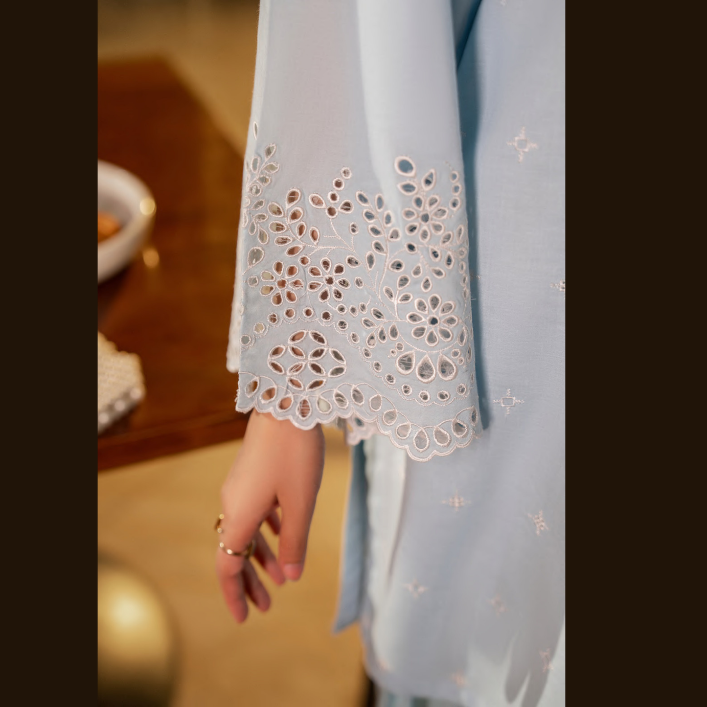 UCA-18 2 Pc Casual Cotton Farshi Shalwar Chikenkari Co-Ords Set | Ready to Wear | Casuallite