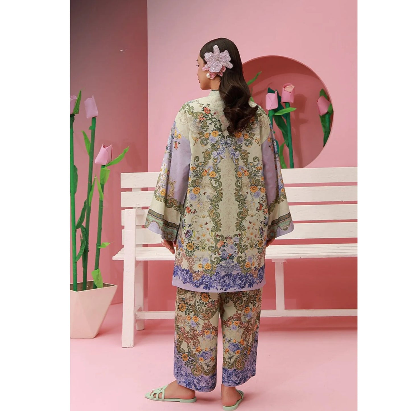 UAS-01 printed Pret by Asim jofa Printed Co Ord Set summer Collection Ready to Wear asian clothes