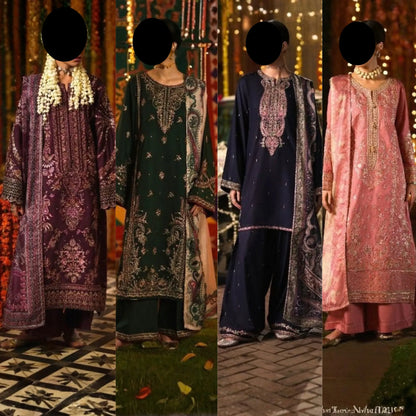 UCA-52 "Chand Bali" Luxury Viscose 3 Pc | Casuallite