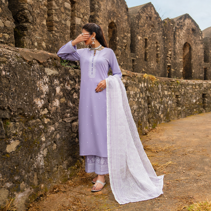 UCA-16 3 Pc Embroidered Cotton Lawn Ready to Wear Eid Collection by Casuallite