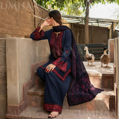 UCA-38 Casuallite Best Seller Embroidered Cotton Farshi Shalwar dress by Casuallite