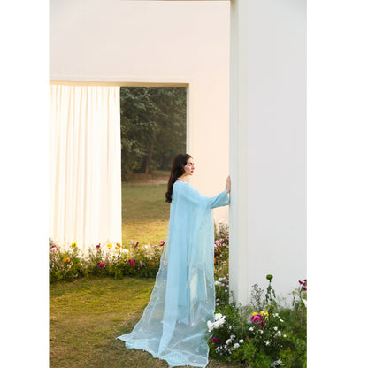 UMS-56 Janan Mother Daughter Chikenkari Jacquard Eid Edit by Simrans | Ready to Wear Asian Pakistani clothes