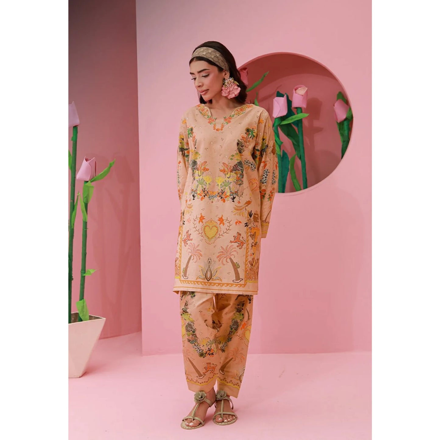UAS-01 printed Pret by Asim jofa Printed Co Ord Set summer Collection Ready to Wear asian clothes