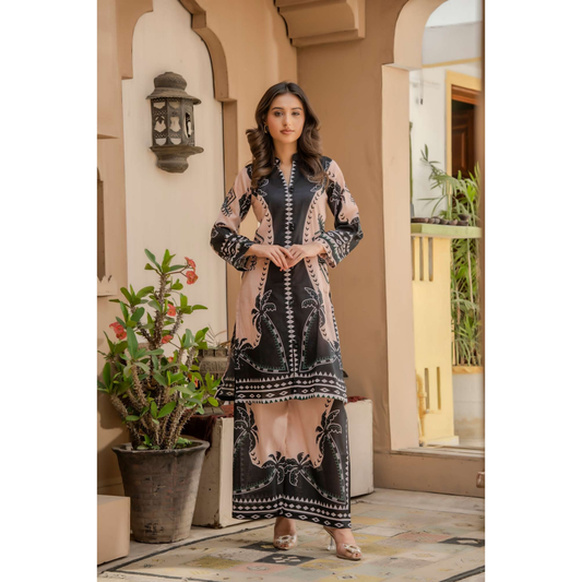 UMRZ-45 2 Pc Printed Cotton Co-Ord set |Ready to Wear| Rangz