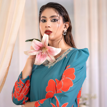 RA-20 3 Pc Printed Silk Collection |Ready to Wear | Raniya.h