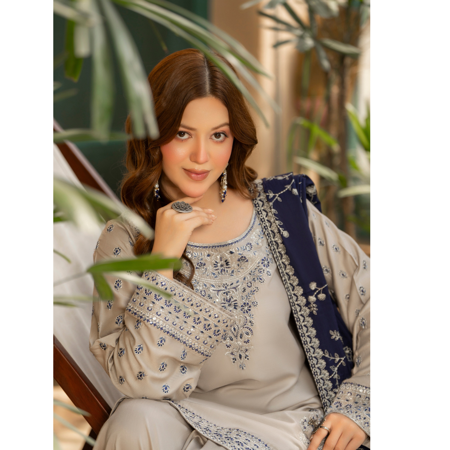 "Nigar" Kotrai Edition Luxury Embroidered 3 Piece by Karma Collection