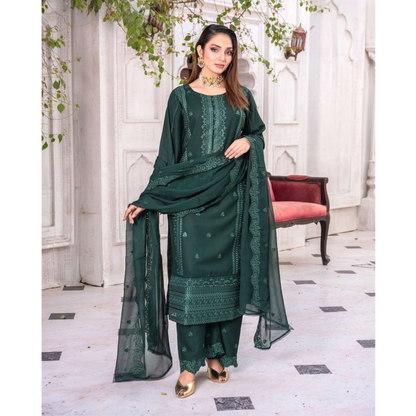 UMRZ-53 "Asim Jofa LUX " Embroidered Dhanak Collection By Rangz