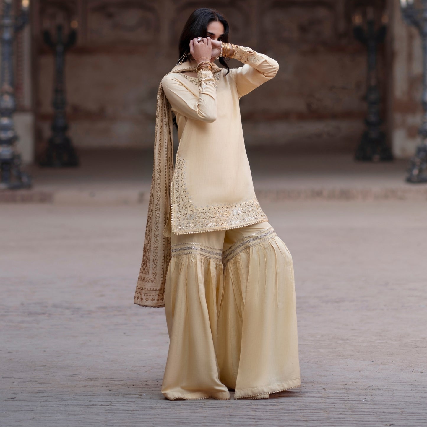 UCA-35 Darbar Festive Drop Embroidered Collection by Casuallite