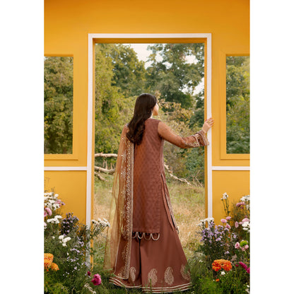UMS-55 Janan Mother Daughter Chikenkari Jacquard Eid Edit by Simrans | Ready to Wear Asian Pakistani clothes