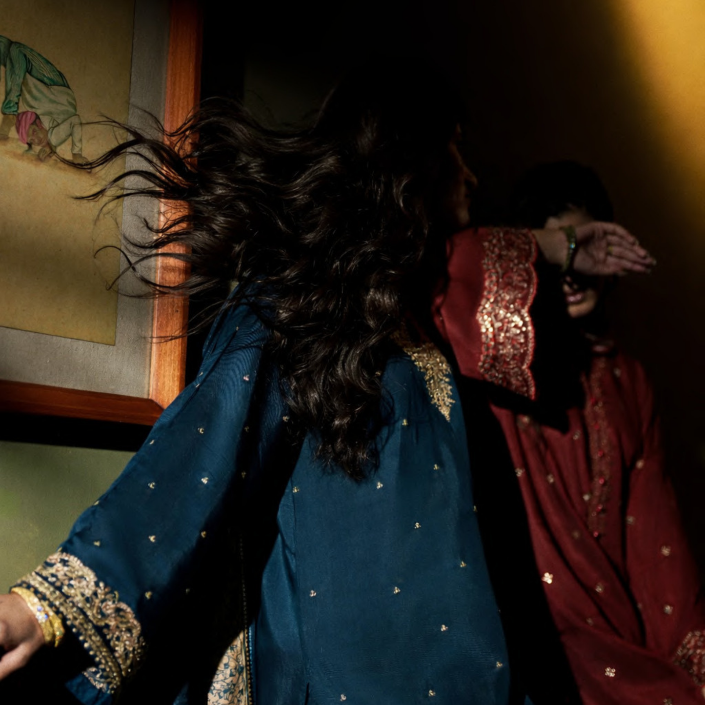 UCA-36 ELARA Festive Embroidered Viscose Dress with Printed Silk Dupatta | Women’s Festive Wear Pakistani Designer Outfit by Casuallite