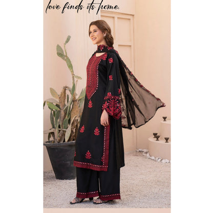 UA-179 Embroidered Linen Festive Collection by Umnaa