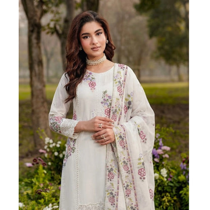 UA-185 Embroidered Cotton 3-Piece Collection | Ready to Wear Asian clothes