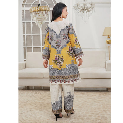 UMS-60 "Attire" Lawn 2 Piece Co-Ords Set by Simrans