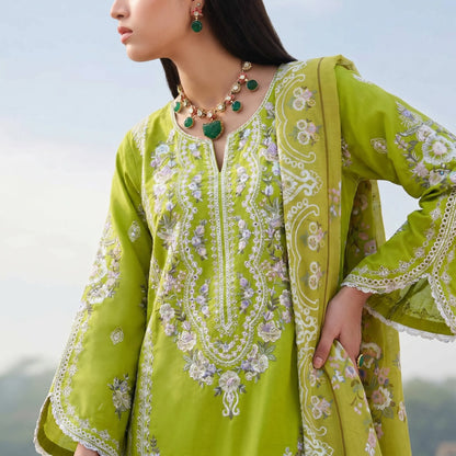 UA-193 Embroidered Cotton Collection 3 Piece | Ready to Wear | Asian clothes