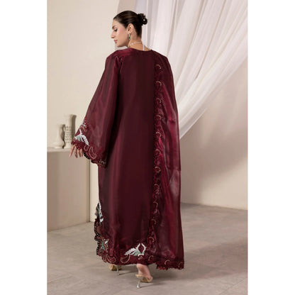 UA-203 Embroidered Festive kaftan Silk Collection by Umnaa | Pakistani Trendy Kaftan Asian Clothing