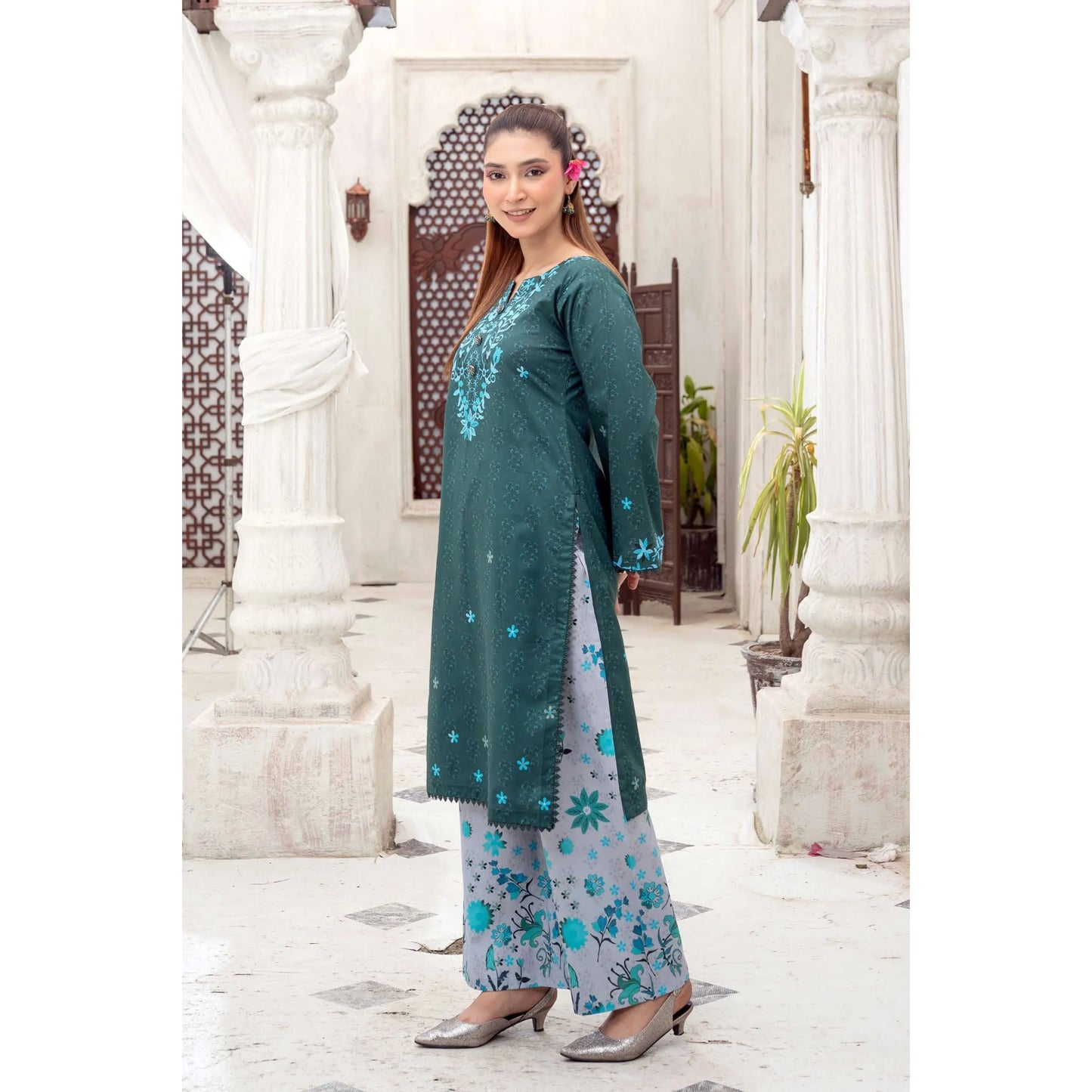UMRZ-63 "Aleezay Prints" by Rangz Printed Lawn Co Ord set collection| Ready to Wear Pakistani Asian clothes