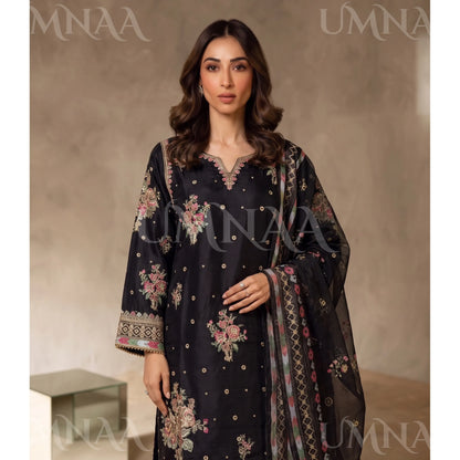 UA-262 Embroidered Farshi Shalwar Luxury Pakistani Dress by Umnaa